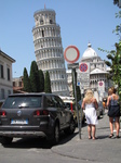 SX19755 Leaning tower of Pisa and signpost.jpg
